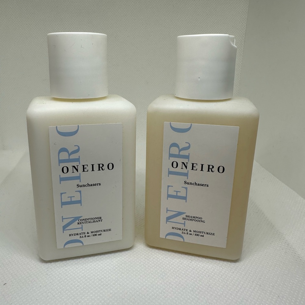 ONEIRO Shampoo & Conditioner bundle 3.4fl oz Perfect Travel set!!